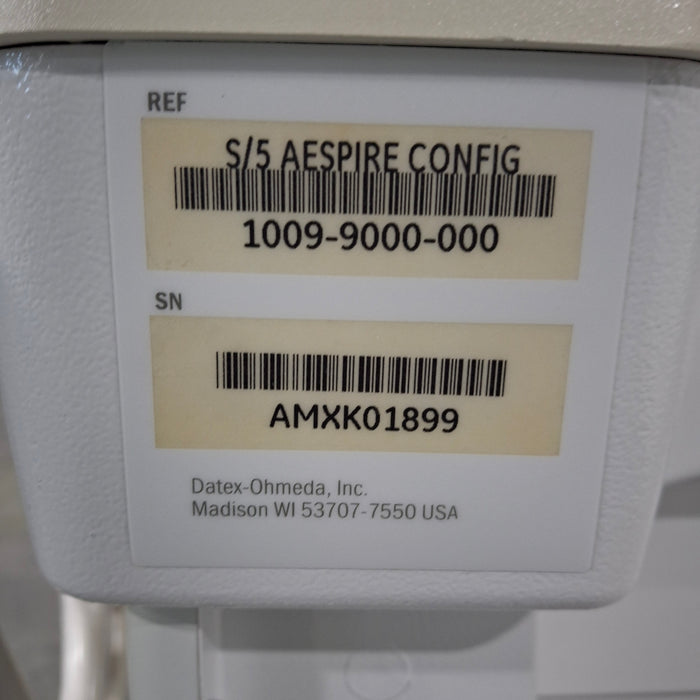 Datex-Ohmeda S/5 Aespire w/7100 Vent Anesthesia Machine