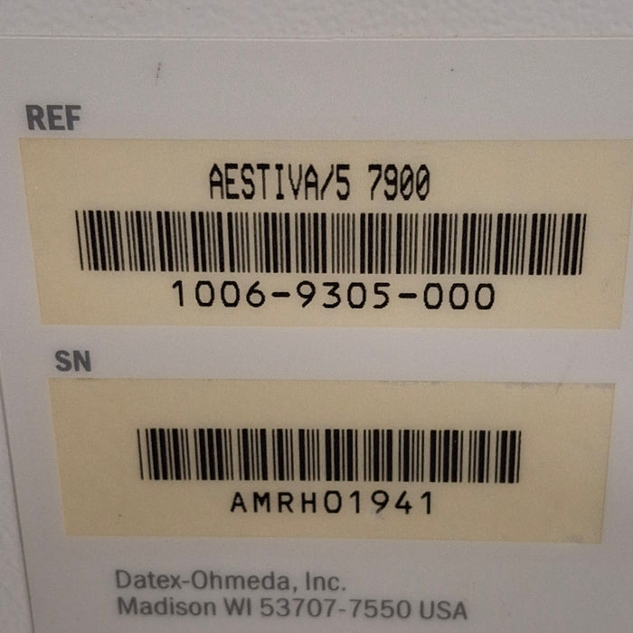 Datex-Ohmeda Aestiva 5 Anesthesia Unit