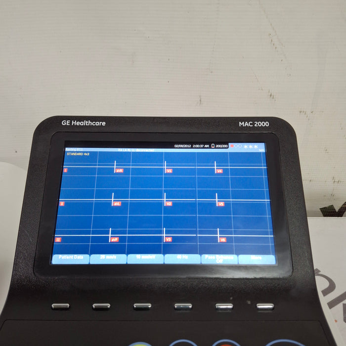 GE Healthcare Mac 2000 ECG Monitor