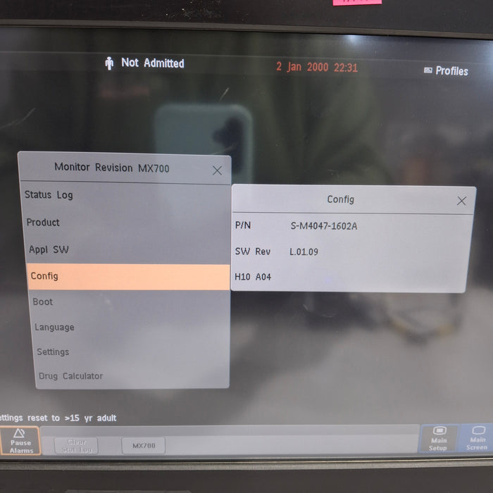 Philips IntelliVue MX700 Bedside Patient Monitor