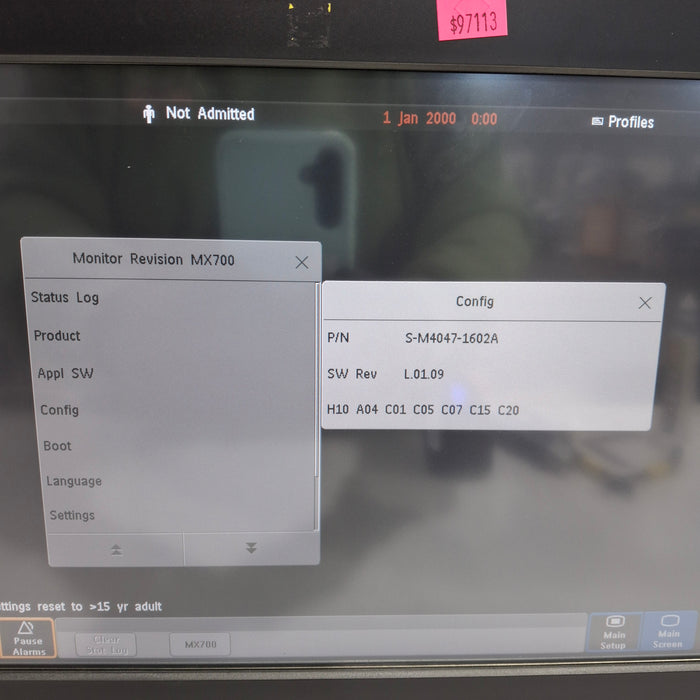 Philips IntelliVue MX700 Bedside Patient Monitor