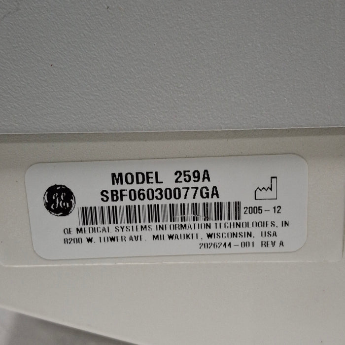GE Healthcare GE Healthcare Corometrics 250 Series Model 259 Fetal Monitor Patient Monitors reLink Medical