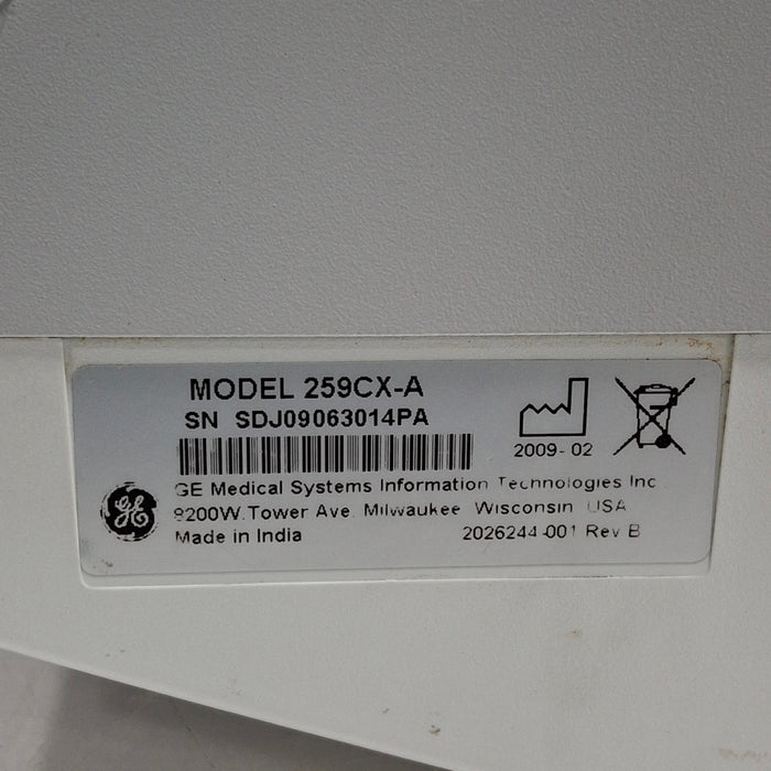 GE Healthcare Corometrics 250cx Series Model 259cx Fetal Monitor