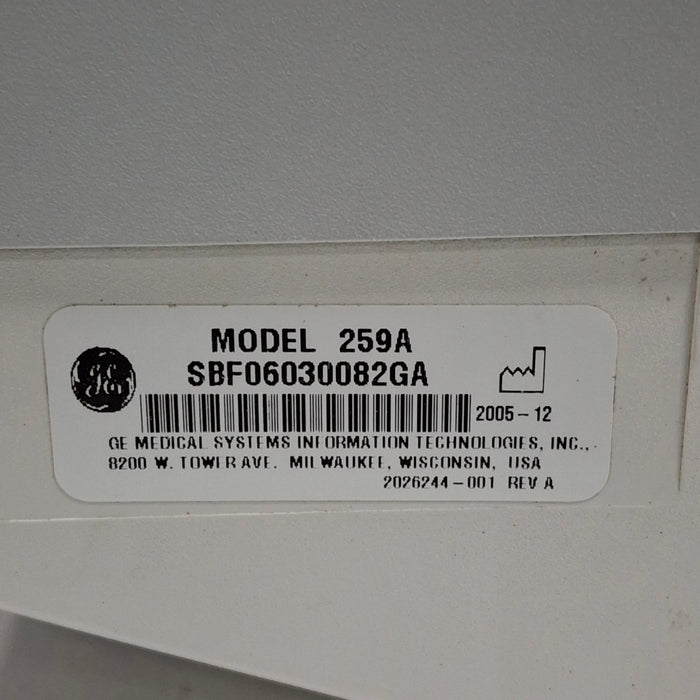 GE Healthcare GE Healthcare Corometrics 250 Series Model 259 Fetal Monitor Patient Monitors reLink Medical