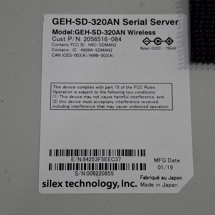 Silex Technology GEH-SD-320AN Wireless Serial Device Server