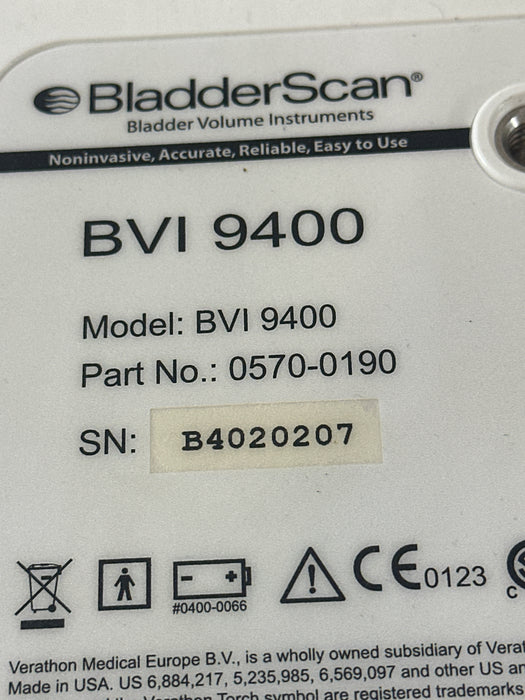 Verathon Medical, Inc Verathon Medical, Inc BVI 9400 Bladderscan Surgical Equipment reLink Medical