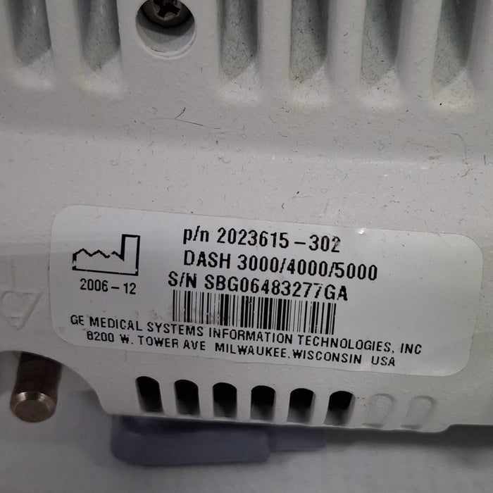 GE Healthcare Dash 5000 - Masimo SpO2 Patient Monitor
