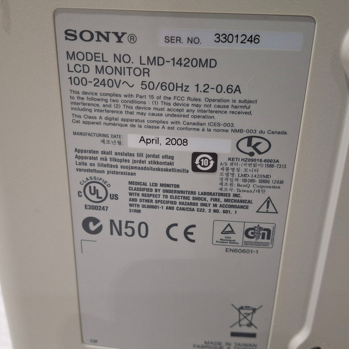 Sony LMD-1420 Surgical Monitor