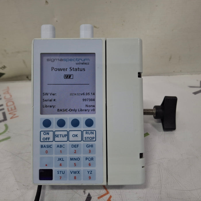 Baxter Sigma Spectrum 6.05.14 with A/B/G/N Battery Infusion Pump