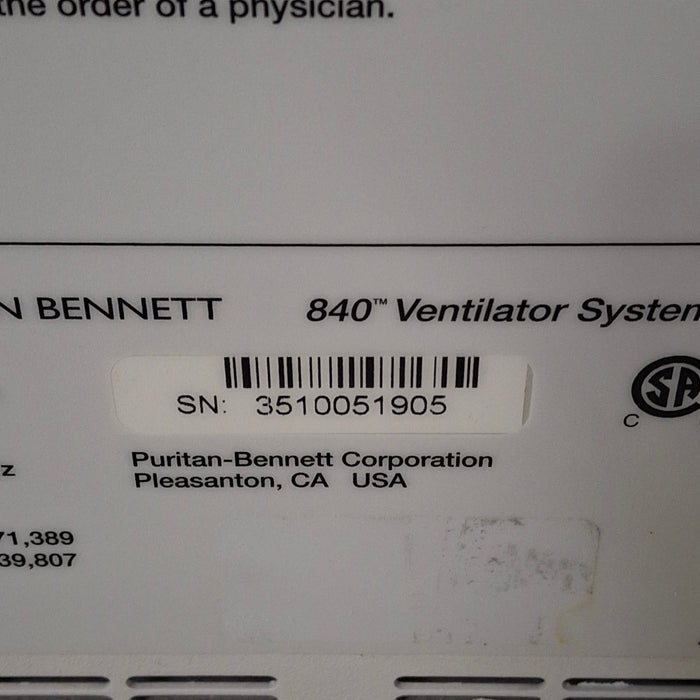 Puritan Bennett 840 Ventilator