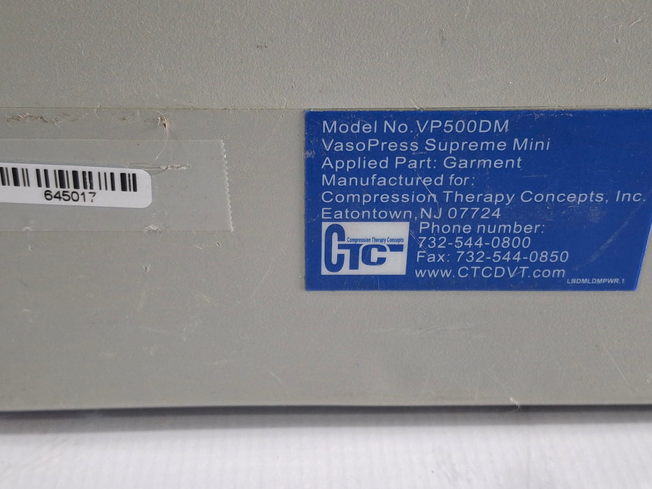 CTC VasoPress Supreme Mini VP500DM Pump
