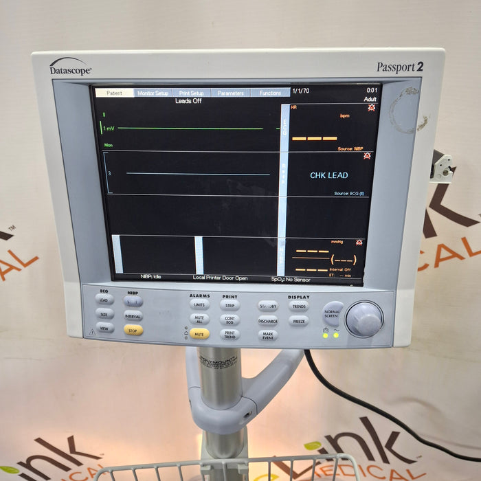 Datascope Passport 2 w/CO2 Patient Monitor