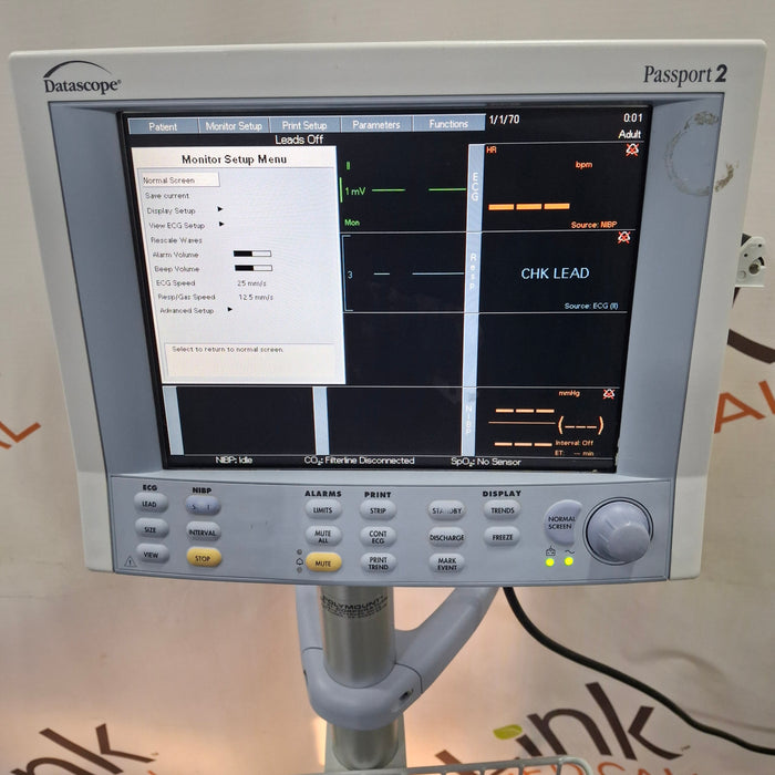 Datascope Passport 2 w/CO2 Patient Monitor