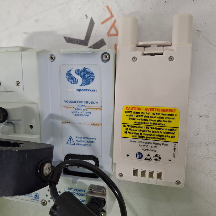 Baxter Sigma Spectrum 6.05.14 with A/B/G/N Battery Infusion Pump