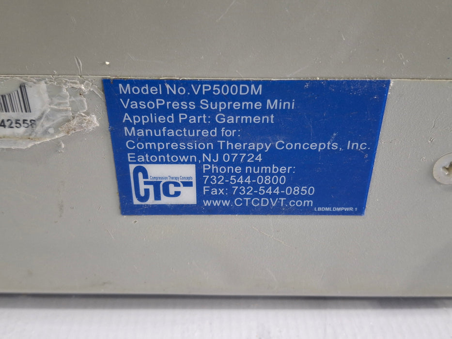 CTC VasoPress Supreme Mini VP500DM Pump