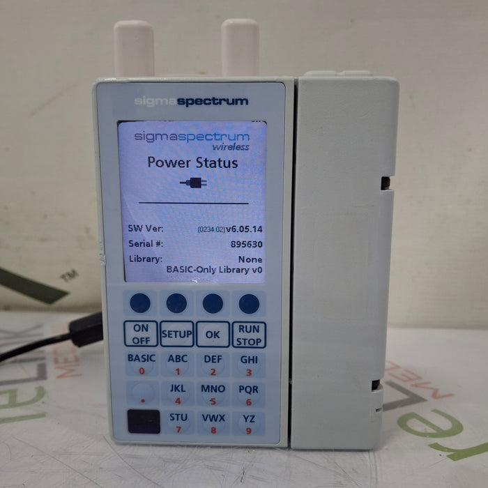 Baxter Sigma Spectrum 6.05.14 with A/B/G/N Battery Infusion Pump