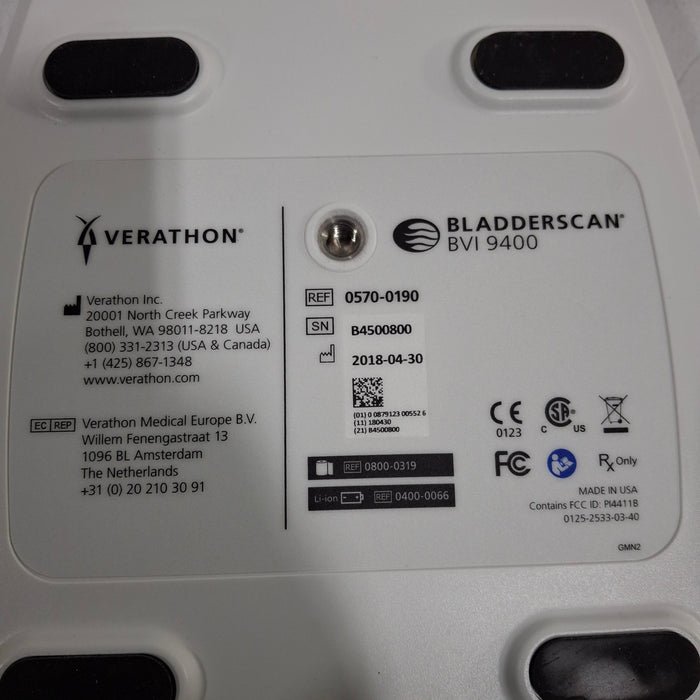 Verathon Medical, Inc BVI 9400 Bladderscan