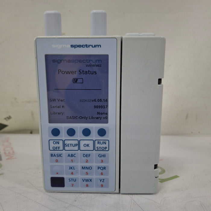 Baxter Sigma Spectrum 6.05.14 with A/B/G/N Battery Infusion Pump