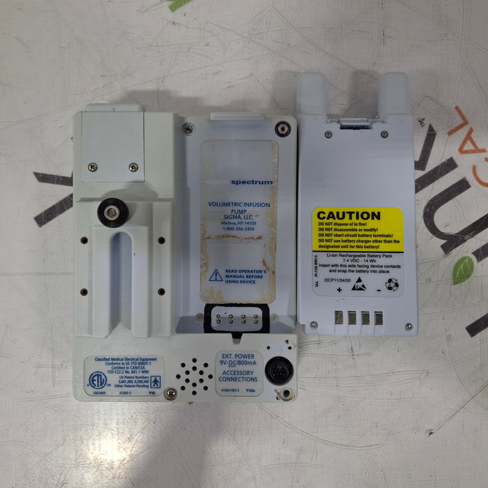 Baxter Sigma Spectrum 6.05.14 with A/B/G/N Battery Infusion Pump
