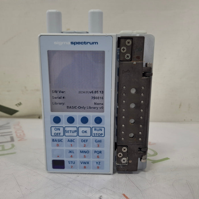 Baxter Sigma Spectrum 6.05.13 with A/B/G/N Battery Infusion Pump