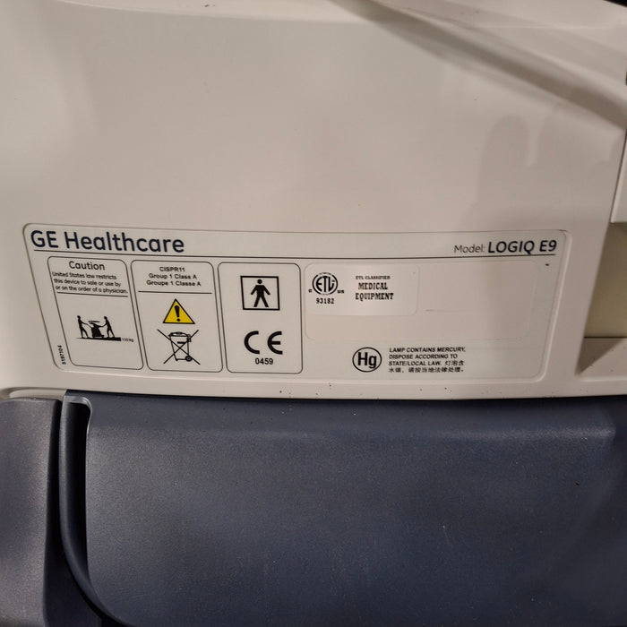 GE Healthcare Logiq E9 Ultrasound