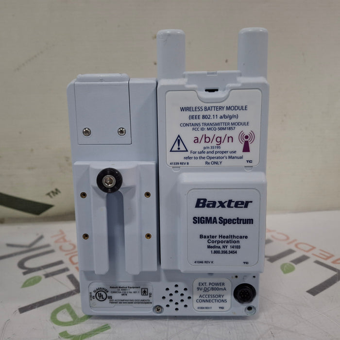 Baxter Sigma Spectrum 6.05.13 with A/B/G/N Battery Infusion Pump