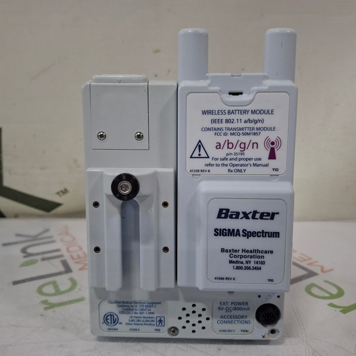 Baxter Sigma Spectrum 6.05.14 with A/B/G/N Battery Infusion Pump