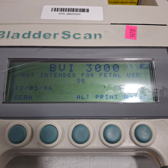 Verathon Medical, Inc BladderScan BVI 3000 Bladder Scanner