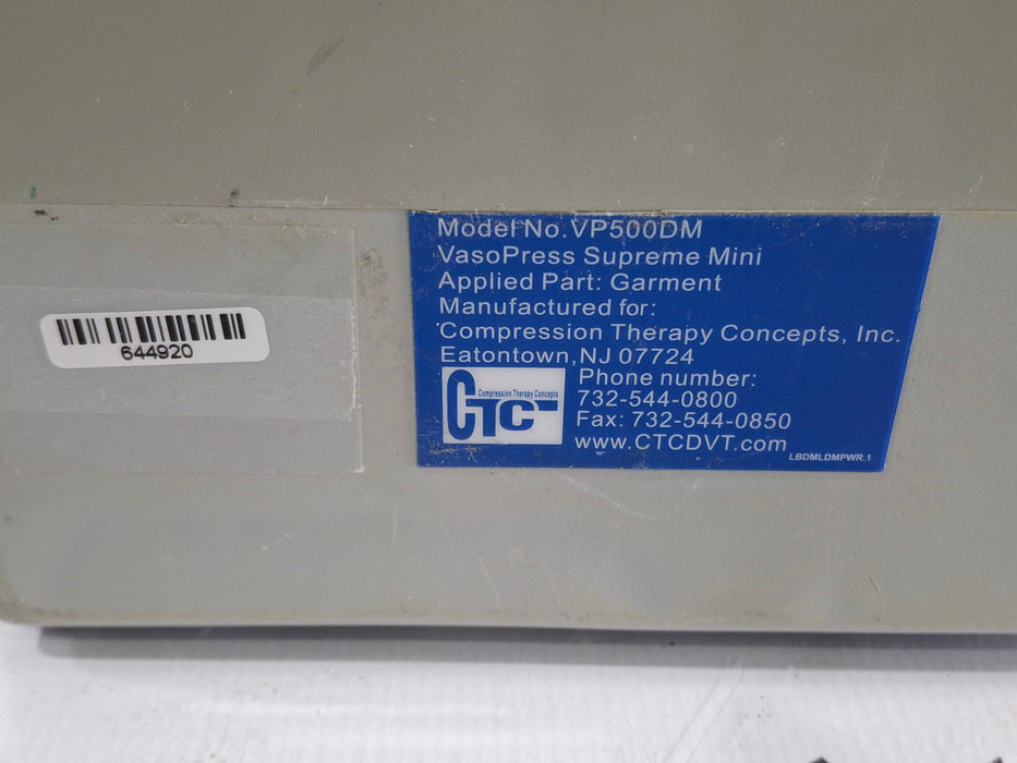 CTC VasoPress Supreme Mini VP500DM Pump