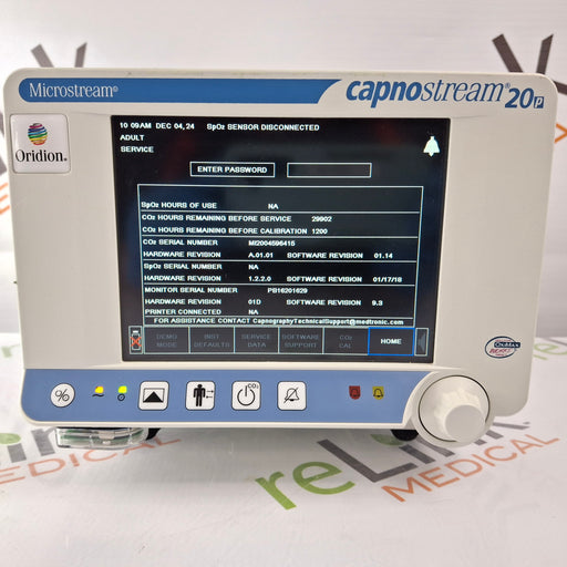 Oridion Oridion Capnostream 20P Capnography Monitor Patient Monitors reLink Medical