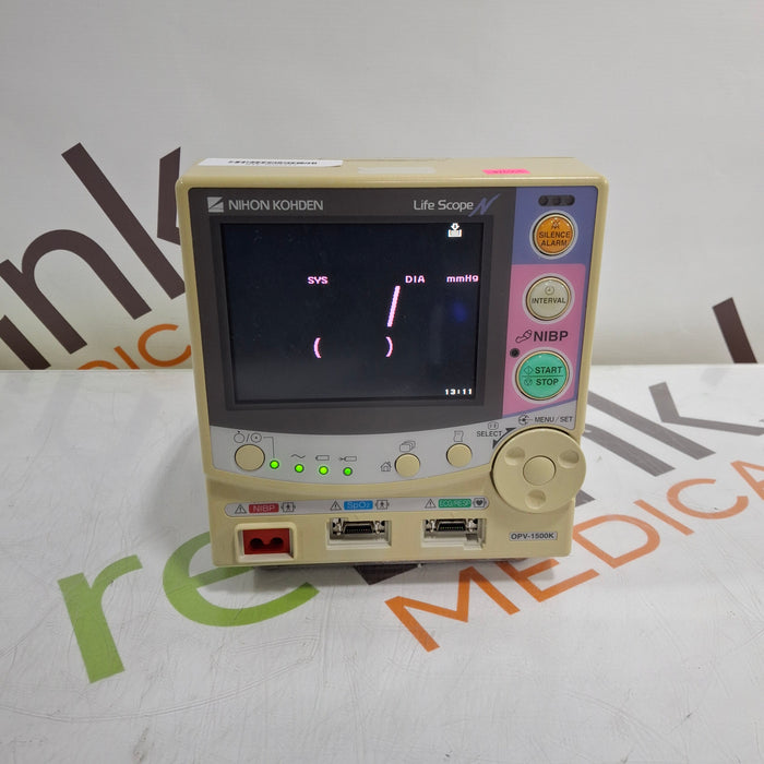 Nihon Kohden Lifescope OPV-1500K Patient Monitor