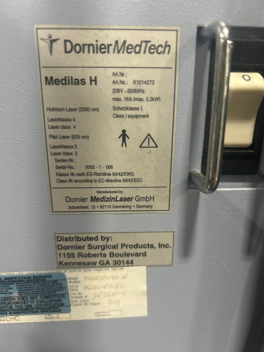 Dornier Medical Systems Holmium Medilas H Laser