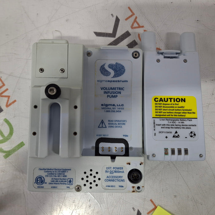 Baxter Sigma Spectrum with A/B/G/N Battery Infusion Pump