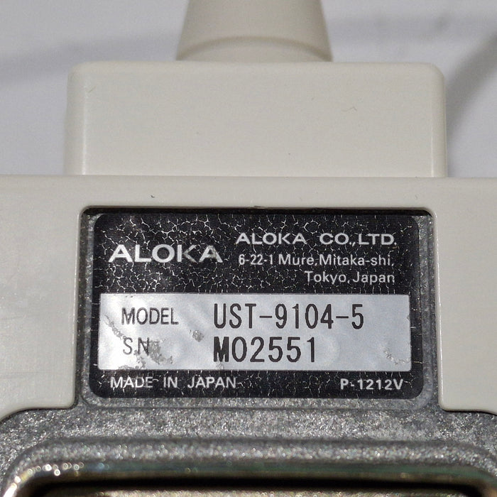 Aloka UST-9104-5 Ultrasound Transducer