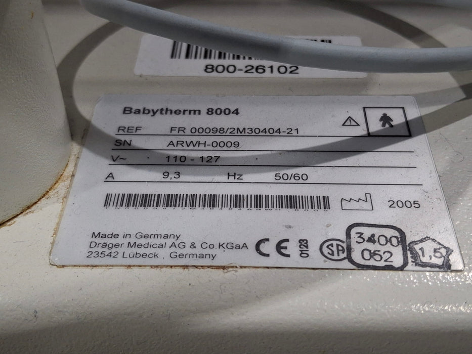 Draeger Medical Babytherm 8004 Baby Warmer