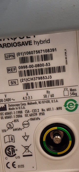 Maquet Maquet Cardiosave Hybrid IABP Datascope Pump Perfusion reLink Medical