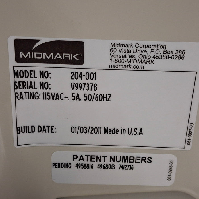 Midmark 204 Exam Table