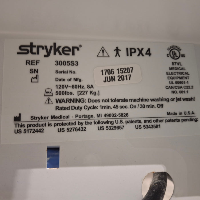 Stryker Secure III 3005 Hospital Bed