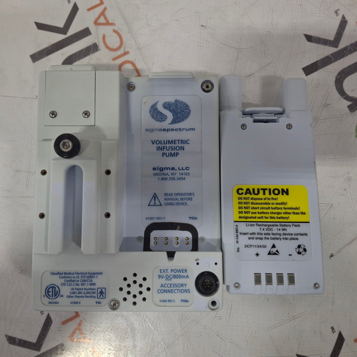Baxter Sigma Spectrum w/ A/B/G/N Battery Infusion Pump
