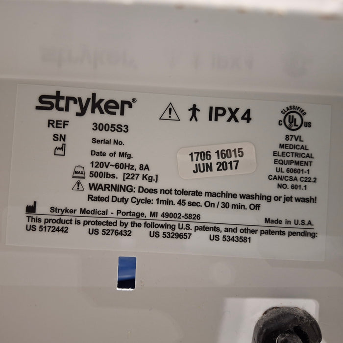 Stryker Secure III 3005 Hospital Bed