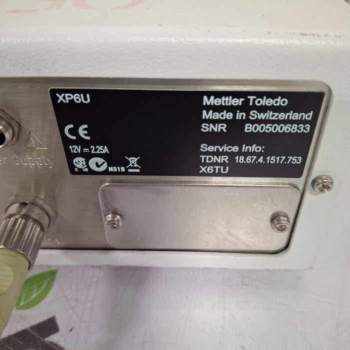 Mettler-Toledo, Inc. XP6U Micro Balance Scale