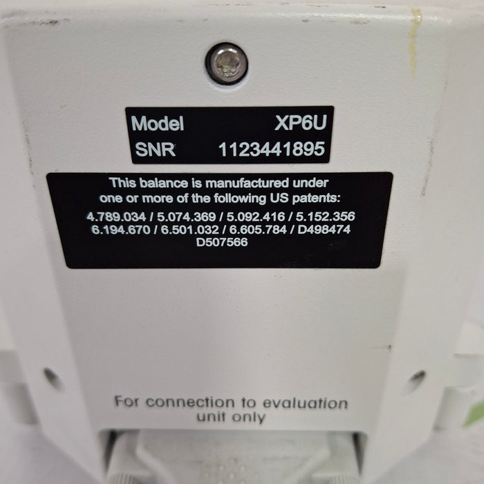 Mettler-Toledo, Inc. XP6U Micro Balance Scale