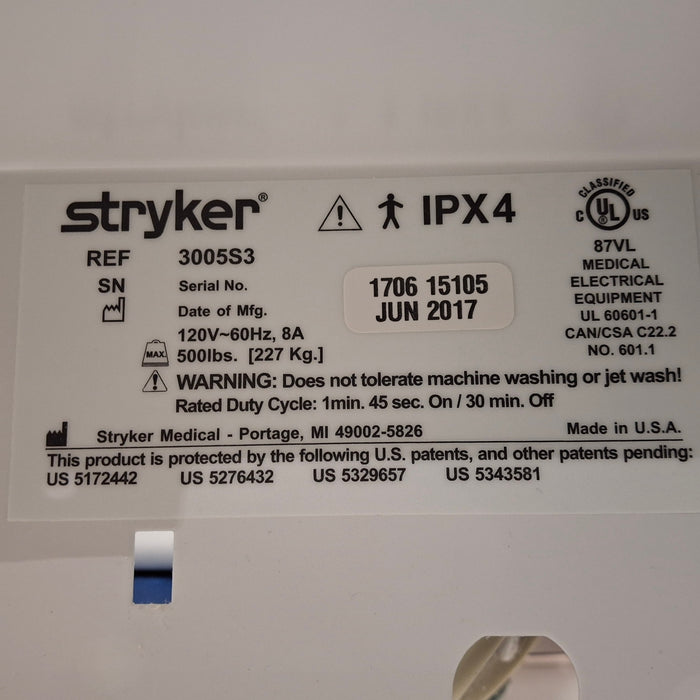 Stryker Secure III 3005 Hospital Bed