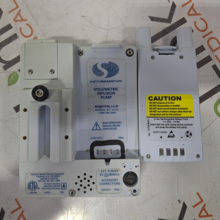 Baxter Baxter Sigma Spectrum w/ A/B/G/N Battery Infusion Pump Infusion Pump reLink Medical