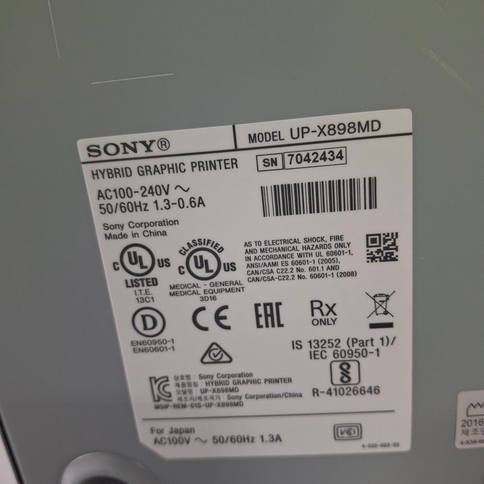 Sony UP-X898MD Hybrid Graphic Printer