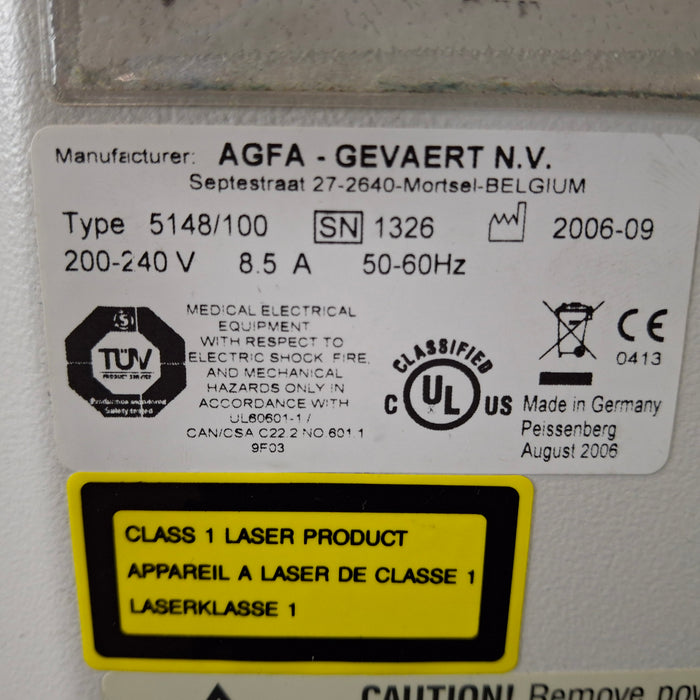 AGFA AGFA CR 85-X CR Reader CR and Imagers reLink Medical