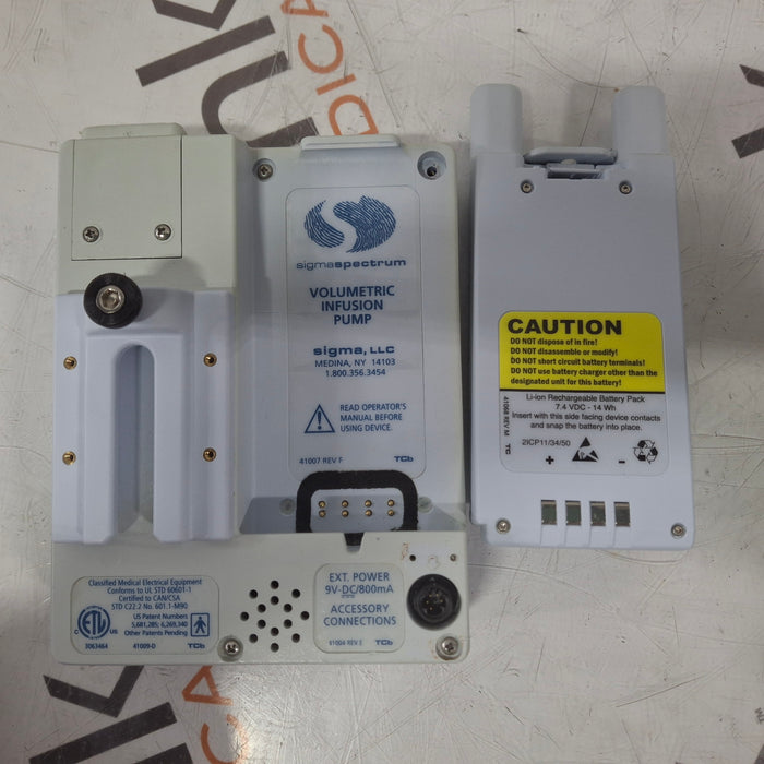 Baxter Baxter Sigma Spectrum 6.05.13 with A/B/G/N Battery Infusion Pump Infusion Pump reLink Medical
