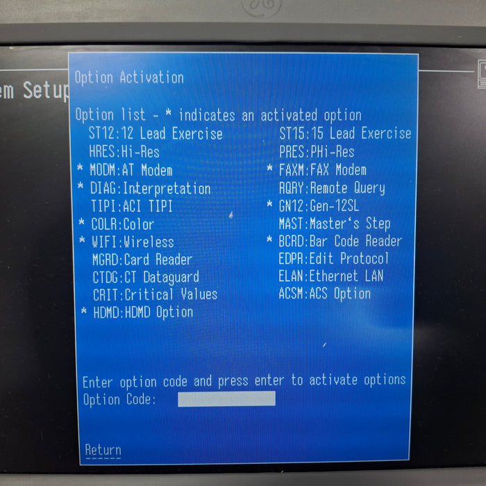 GE Healthcare MAC 5500 HD with CAM Module ECG System