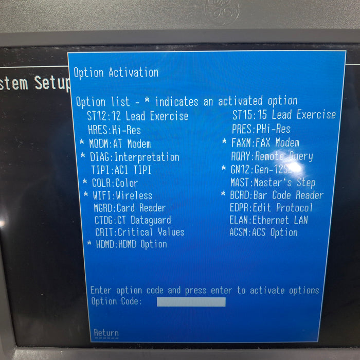 GE Healthcare MAC 5500 HD with CAM Module ECG System