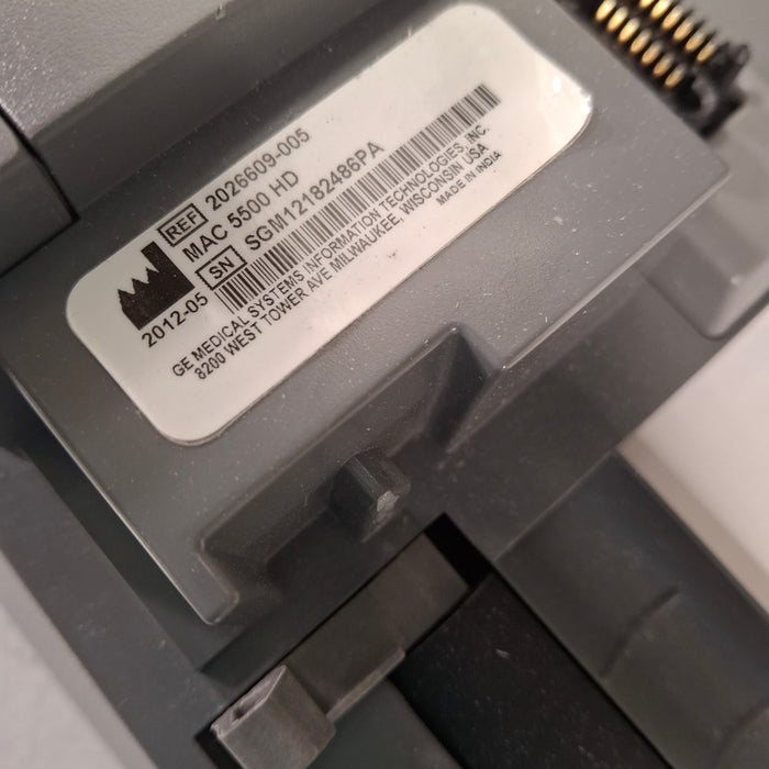 GE Healthcare MAC 5500 HD with CAM Module ECG System